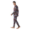 Flower Aloha Hawaiian Print Men's Pajamas-grizzshop