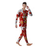 Flower Amaryllis Print Men's Pajamas-grizzshop