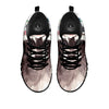 Flower And Raccoon Print Black Sneaker-grizzshop