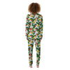 Flower And Strawberry Print Pattern Women's Pajamas-grizzshop