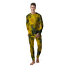 Flower Daffodil Yellow Print Men's Pajamas-grizzshop