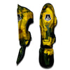 Flower Daffodil Yellow Print Muay Thai Shin Guards-grizzshop