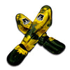 Flower Daffodil Yellow Print Muay Thai Shin Guards-grizzshop