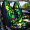 Flower Floral Power Universal Fit Car Seat Cover-grizzshop