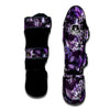 Flower Floral Purple Print Pattern Muay Thai Shin Guards-grizzshop