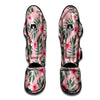 Flower Frangipani Tropical Print Pattern Muay Thai Shin Guards-grizzshop