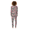 Flower Frangipani Tropical Print Pattern Women's Pajamas-grizzshop