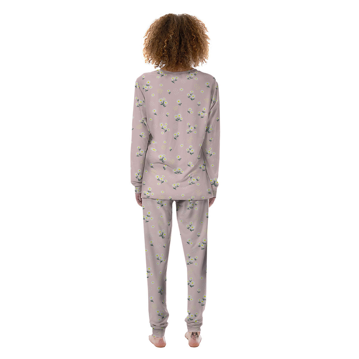 Flower Girly Spring Print Pattern Women's Pajamas-grizzshop