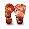 Flower Japanese Print Boxing Gloves-grizzshop