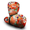 Flower Japanese Print Boxing Gloves-grizzshop