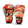 Flower Japanese Print Boxing Gloves-grizzshop