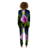 Flower Lily Purple Print Women's Pajamas-grizzshop