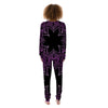 Flower Mandala Purple Print Women's Pajamas-grizzshop