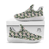 Flower Military Camouflage Print Pattern White Athletic Shoes-grizzshop