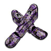 Flower Orchid Purple Print Pattern Muay Thai Shin Guards-grizzshop