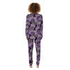 Flower Orchid Purple Print Pattern Women's Pajamas-grizzshop