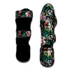 Flower Orchid Tropical Print Pattern Muay Thai Shin Guards-grizzshop