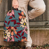 Flower Print Backpack-grizzshop