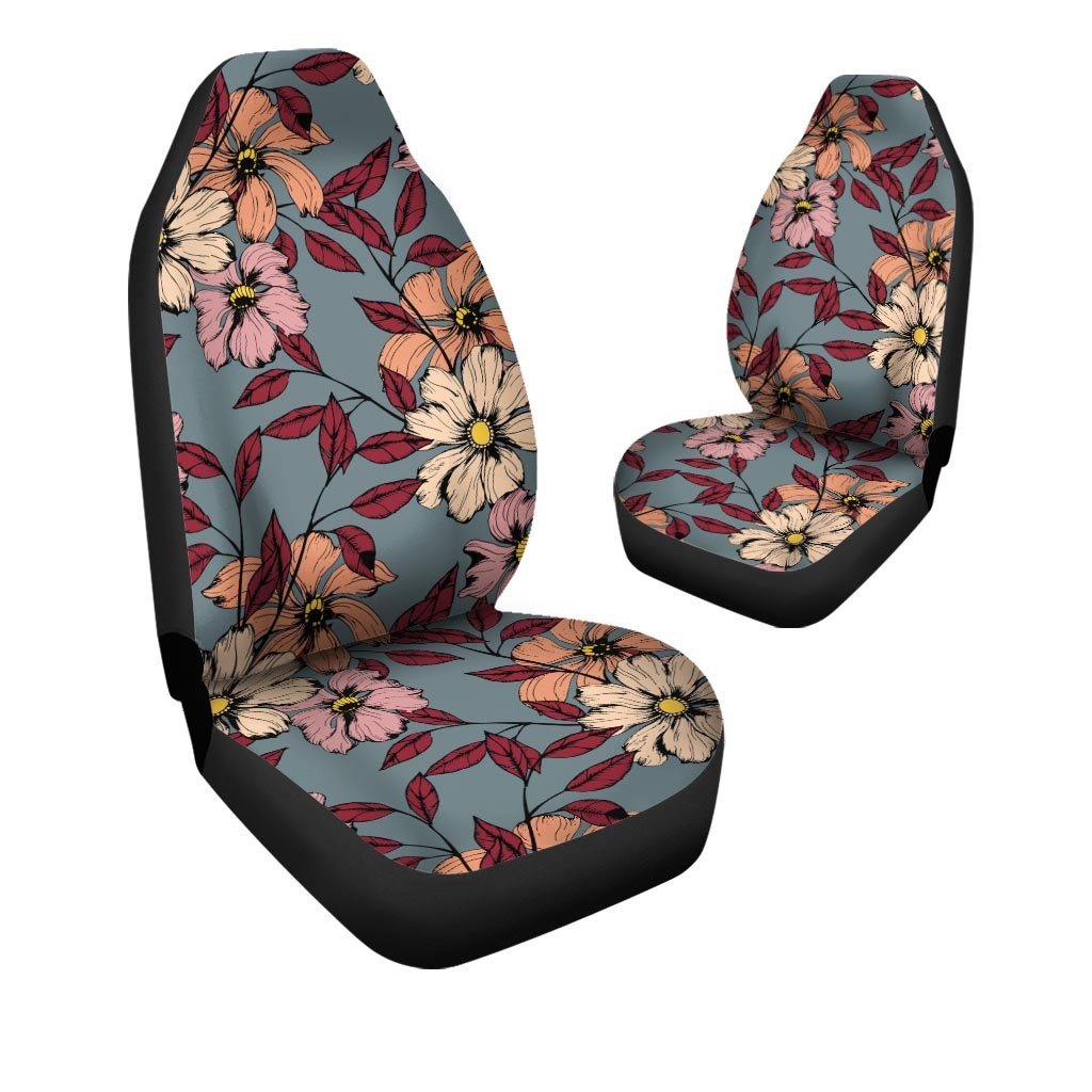 Flower Print Car Seat Covers-grizzshop