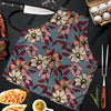 Flower Print Men's Apron-grizzshop