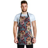 Flower Print Men's Apron-grizzshop