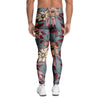 Flower Print Men's Leggings-grizzshop