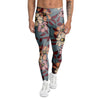 Flower Print Men's Leggings-grizzshop