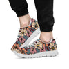 Flower Print Men's Sneakers-grizzshop