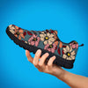 Flower Print Men's Sneakers-grizzshop