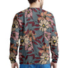 Flower Print Men's Sweatshirt-grizzshop