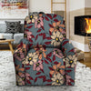 Flower Print Recliner Cover-grizzshop