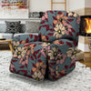 Flower Print Recliner Cover-grizzshop