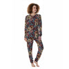 Flower Print Women's Pajamas-grizzshop