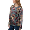 Flower Print Women's Sweatshirt-grizzshop