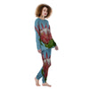 Flower Protea Print Women's Pajamas-grizzshop