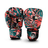 Flower Psychedelic Hawaiian Print Boxing Gloves-grizzshop