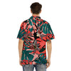 Flower Psychedelic Hawaiian Print Men's Hawaiian Shirt-grizzshop