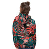 Flower Psychedelic Hawaiian Print Women's Hoodie-grizzshop