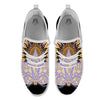 Flower Reiki Chakra Print White Athletic Shoes-grizzshop