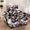 Flower Skull Armchair Cover-grizzshop