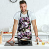 Flower Skull Men's Apron-grizzshop