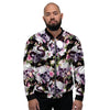 Flower Skull Men's Bomber Jacket-grizzshop