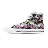 Flower Skull Men's High Top Shoes-grizzshop