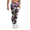 Flower Skull Men's Leggings-grizzshop