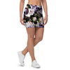 Flower Skull Mini Skirt-grizzshop