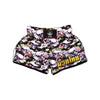 Flower Skull Muay Thai Boxing Shorts-grizzshop