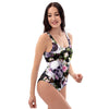 Flower Skull One Piece Swimsuite-grizzshop