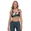 Flower Skull Sports Bra-grizzshop