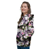 Flower Skull Women's Hoodie-grizzshop