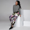 Flower Skull Women's Joggers-grizzshop